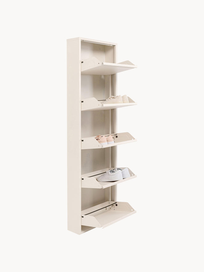SLIM STEEL SHOE CABINET – ITALIAN DESIGN