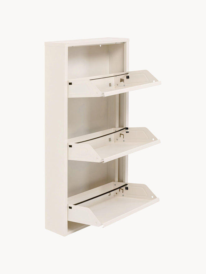 SLIM STEEL SHOE CABINET – ITALIAN DESIGN