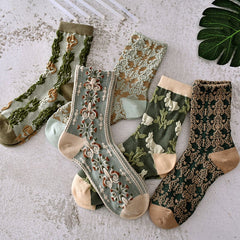 🔥Women's floral cotton socks