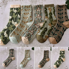 🔥Women's floral cotton socks