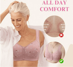 🔥Comfortable & Convenient Front Button Bra